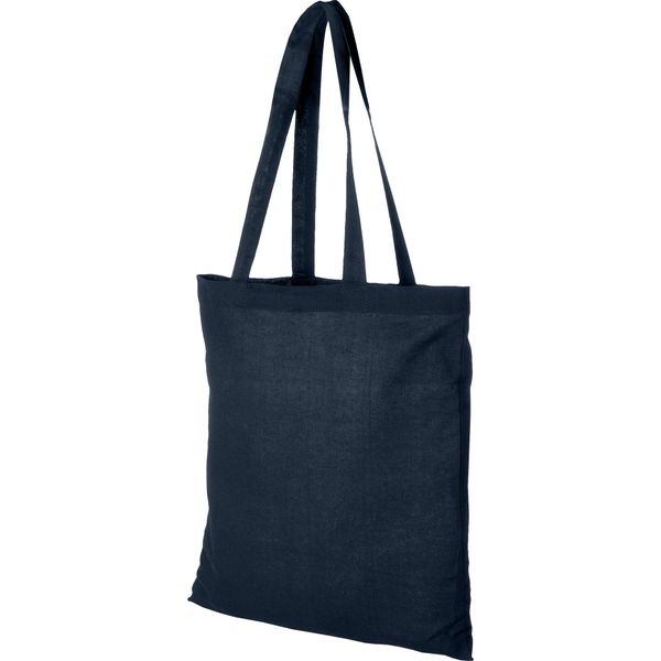 Borsa Della Spesa In Cotone Bullet Madras PF1399 (38 X 42 Cm) (Blu Navy)-image