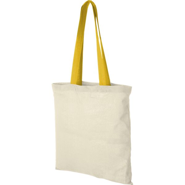 Borsa Per La Spesa In Cotone Bullet Nevada PF1362 (38 X 42 Cm) (Natura/Giallo)-image