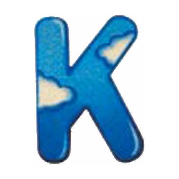 Selecta Spielzeug Alphabet K, Buchstabe, Kinderzimmer Deko, Holzspielzeug, Holz, 8 Cm, 60911-image