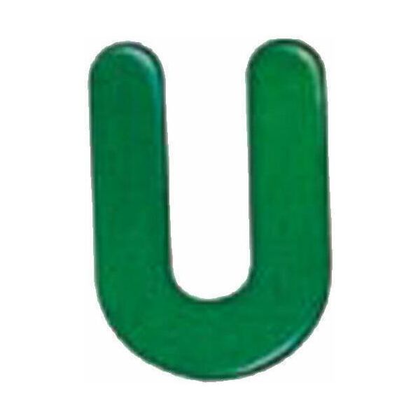 Selecta Spielzeug Alphabet U, Buchstabe, Kinderzimmer Deko, Holzspielzeug, Holz, 8 Cm, 60921-image