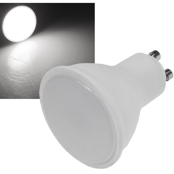 Chilitec Faretto Led GU10 H50 Dimmerabile In 3 Fasi 4000K, 400Lm, 230V/5W, 110°, Bianco Neutro-image