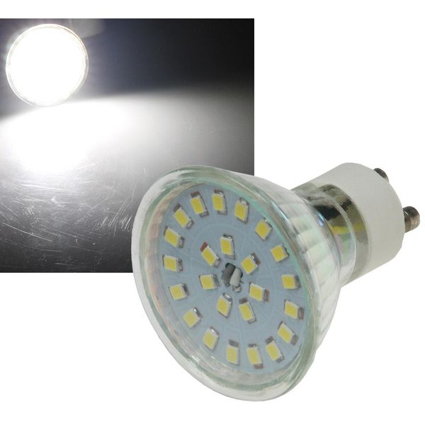 Chilitec Faretto Led GU10 H55 Smd 120°, 4000K, 420Lm, 230V/5W, Bianco Neutro-image