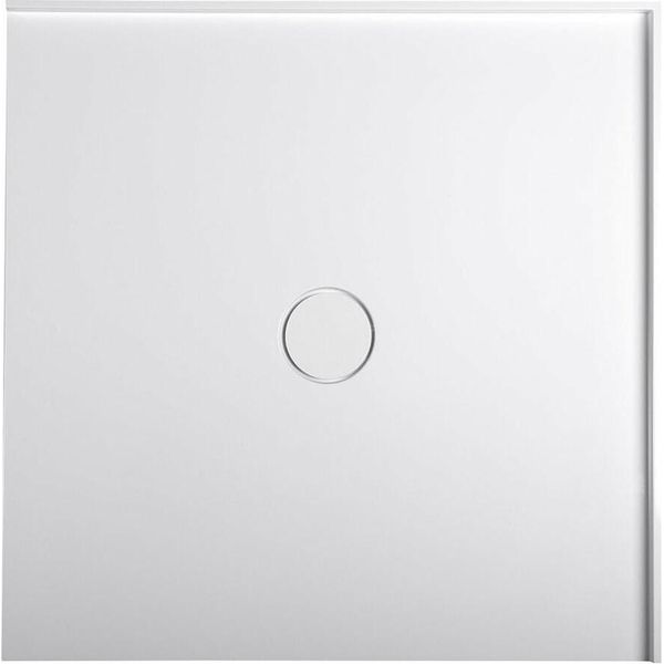 Vasche Da Bagno Polysan - Piatto Doccia Mirai 900X900 Mm, Marmo, Bianco 73165-image