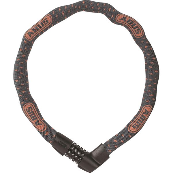 Lucchetto A Catena Abus Tresor 1385/75 Grigio Saetta - Lucchetto A Combinazione In Acciaio Temprato - Catena Quadrata Spessa 6 Mm - Livello Di Sicurezza Abus 6 - 75 Cm - Grigio-image