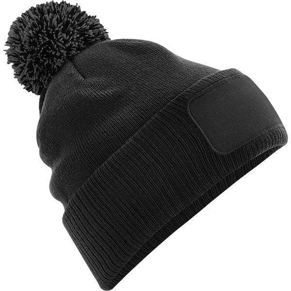 Beechfield Cappello Unisex Snowstar, Stampabile BC4138 (Taglia Unica) (Nero/Antracite)-image