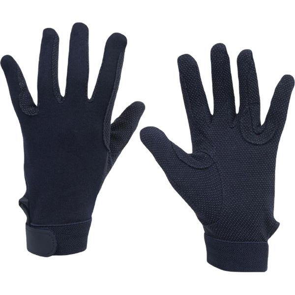 Guanti Da Equitazione Dublin Per Bambini WB1144 (Taglia Unica) (Blu Navy)-image