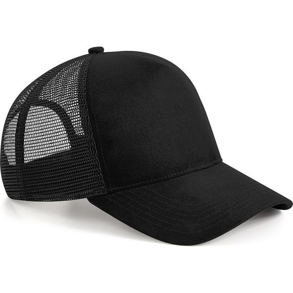 Berretto Trucker Beechfield Con Snapback PC3608 (Taglia Unica) (Nero)-image