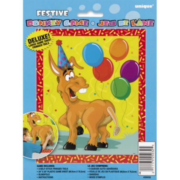 Unique Party Gioco Dell'asino SG5368 (Taglia Unica) (Colorato)-image