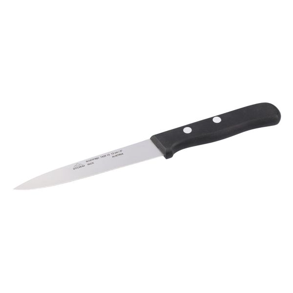 Coltello Da Cucina Stubai Di Alta Qualità Con Punta Centrale | 130 Mm | Coltello Da Chef Tyrol In Acciaio Inox Per Tagliare Carne, Verdura, Frutta E Alimenti, Antiruggine, Lavabile In Lavastoviglie-image