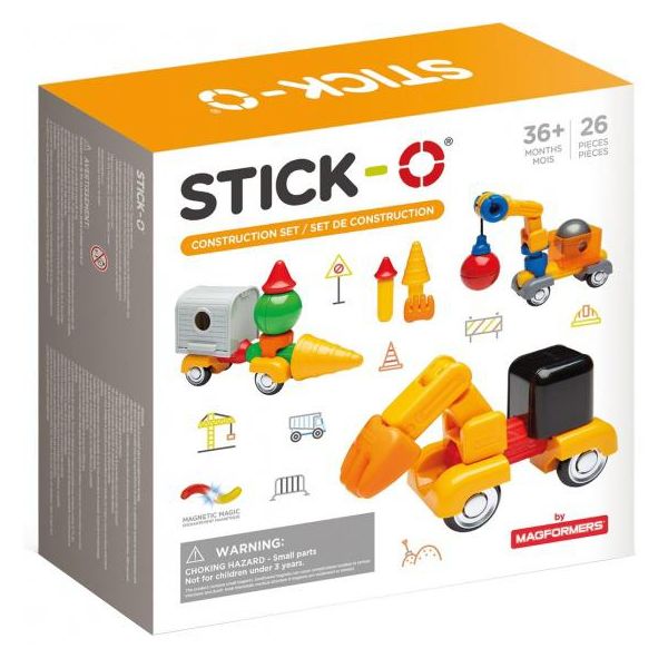 Kit Magnetico Di Costruzioni 26 Pezzi Multicolore-image