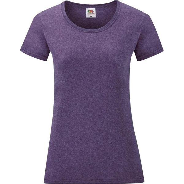 Maglietta Fruit Of The Loom Lady-Fit Donna BC1354 (S) (Lila)-image