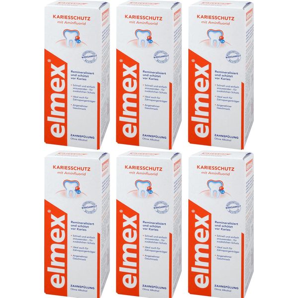 Elmex Protezione Carie Risciacquo Dentale 6 Confezioni 2400Ml-image