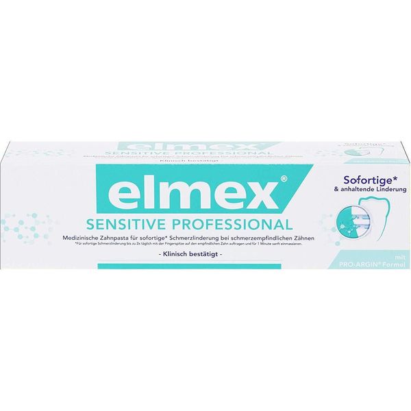 Elmex Sensitive Professional Dentifricio Per Una Perfetta Igiene Orale 75Ml Confezione Da 3 Pezzi-image