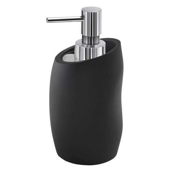 Sapho Gedy Accessori Per Il Bagno - Distributore Di Sapone Iside, Tappetino Nero 188114-image