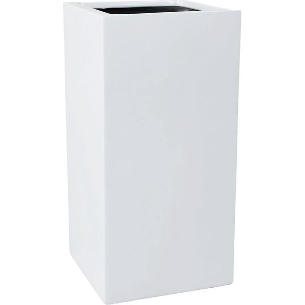 Vivanno Colonna Block In Vetroresina, Bianco Opaco - 40X40X80 Cm-image
