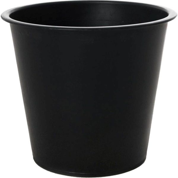 Vivanno Accessori Per Fioriere In Plastica Inset Rotondo, Nero Opaco - 21X21X19,50 Cm-image