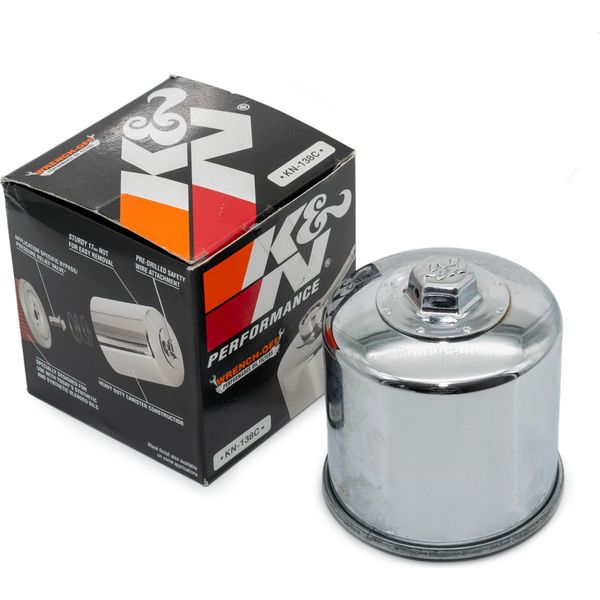 Filtro K&N Chrom Optik Per Suzuki Gsx 1 Fa F / Gsf Bandit Sa N S 250 / 400 / 450 / 500 / 600 / 650 / 660 / 700 / 750 / 800 / 805 / 900 / 1000 / 1050-image