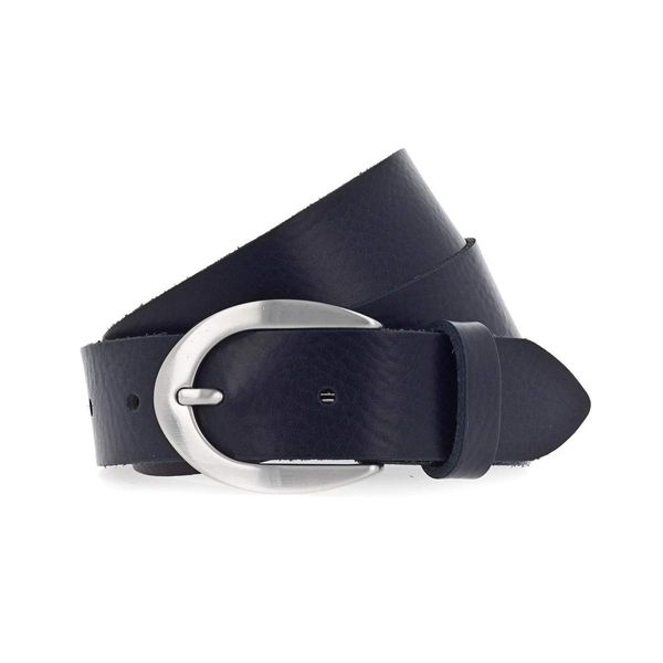 Vanzetti Pelle Cintura Neon Booster 30Mm Full Leather Belt W90 Marine Blu-image