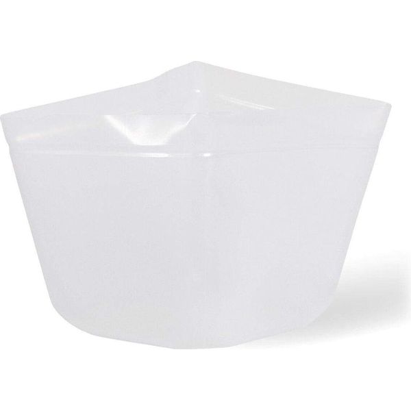Vivanno Accessori Per Fioriere In Plastica Inset Flessibile Conica, Bianco Opaco - 32X32X30 Cm-image