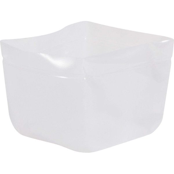 Vivanno Accessori Per Fioriere In Plastica Inset Flessibile Conica, Bianco Opaco - 48X48X35 Cm-image