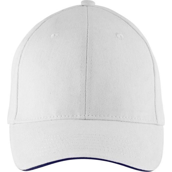 Sols Berretto Da Baseball Unisex Buffalo PC372 (Taglia Unica) (Bianco/Blu Navy)-image