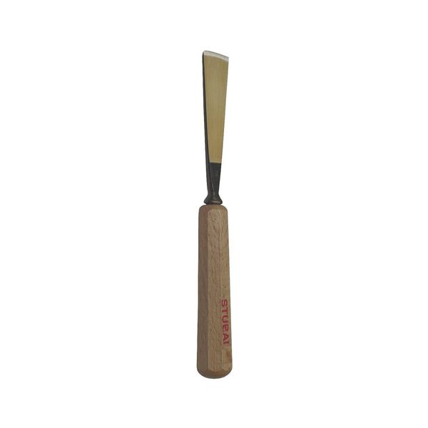 Scalpello Stubai Serie 52 - Forma 3 | Scalpello Piatto Dritto - 75 Mm, Con Manico In Legno, Per Preforare, Per Lavori Di Battuta, Sgrossatura, Rosette, Per Lavorare Il Legno-image