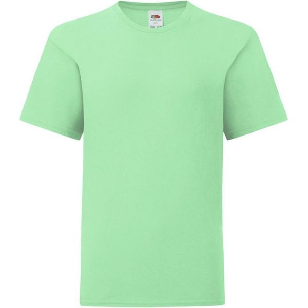Maglietta Fruit Of The Loom Iconic Boys PC3388 (164) (Neon Mint)-image