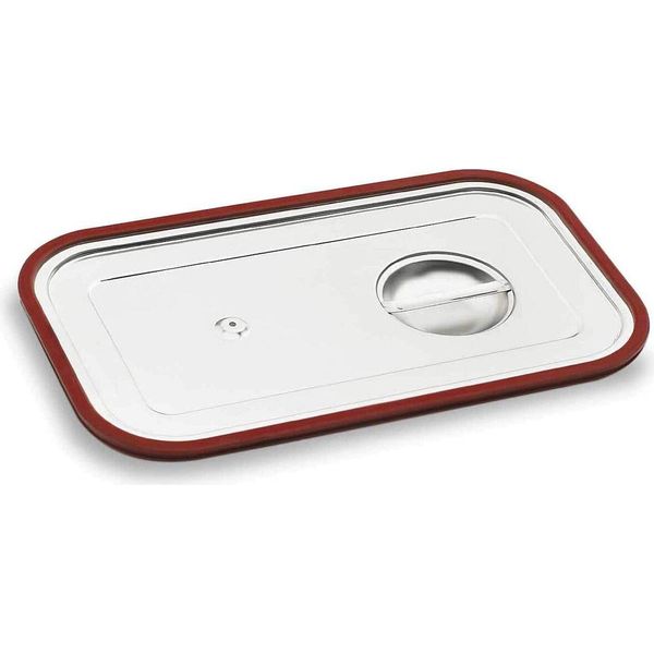 Lacor 66904Z Gn 66904Z Coperchio Con Guarnizione In Silicone Per Secchio 1/3 Manico, Acciaio Inox-image