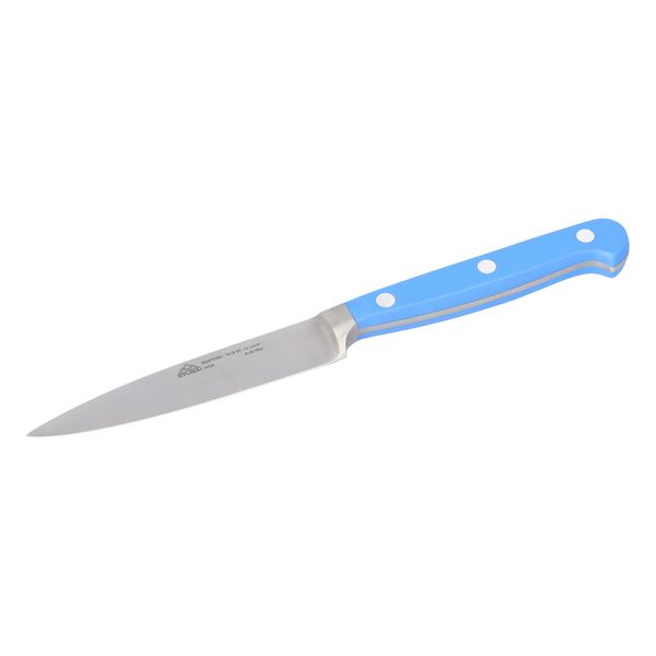 Stubai Coltello Da Lardellare Forgiato Di Alta Qualità | 100 Mm | Coltello Da Pesce Coltello Da Cucina In Acciaio Inox Per Tagliare Senza Fatica Pesce, Carne E Alimenti, Lavabile In Lavastoviglie, Manico Blu-image