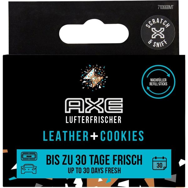 Axe Deodorante Per Ambienti Ricaricabile Sticks Pelle + Biscotti (Confezione Di Ricarica Da 2)-image
