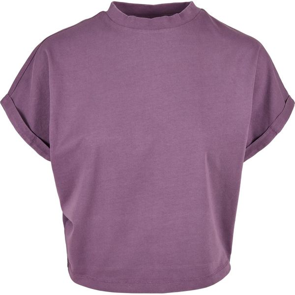 Urban Classics Damen Maglietta Donna Pigment Dye Corta Taglio Maniche Duskviolet-4Xl-image