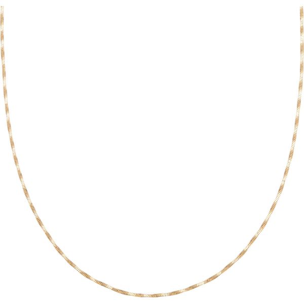 Cai Collana In Argento Sterling 925/- 38+5 Cm Giallo Senza Pietra 360252595-43-1-image