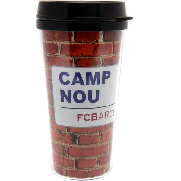 Fc Barcelona - Tazza Da Viaggio TA6190 (Taglia Unica) (Rosso)-image