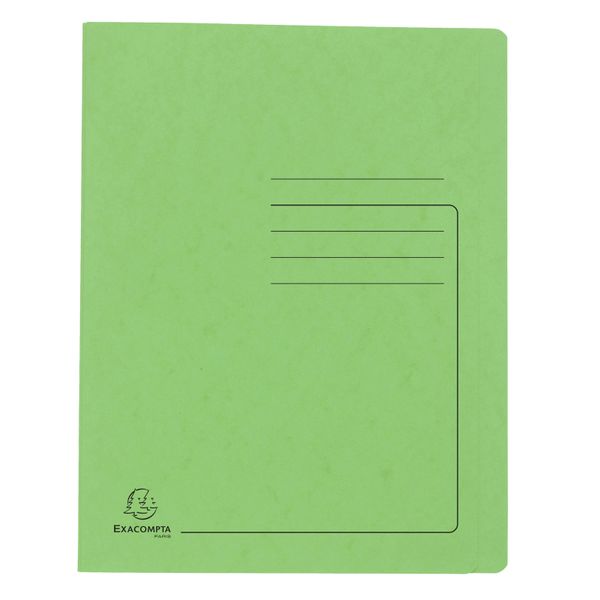 Exacompta 39985E Schnellhefter - A4, 350 Blatt, Colorspan-Karton, 355 G/Qm, LindgrüN-image