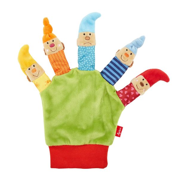 Sigikid Guanto Da Gioco Per Bambini Gnomo Colorato Marionette Da Dito-image