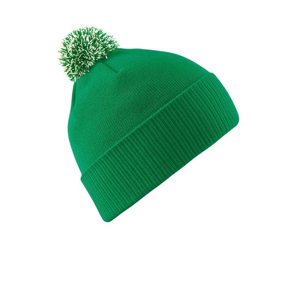 Beechfield - Berretto Da Uomo/Donna Unisex BC4657 (Taglia Unica) (Irish Green/White)-image