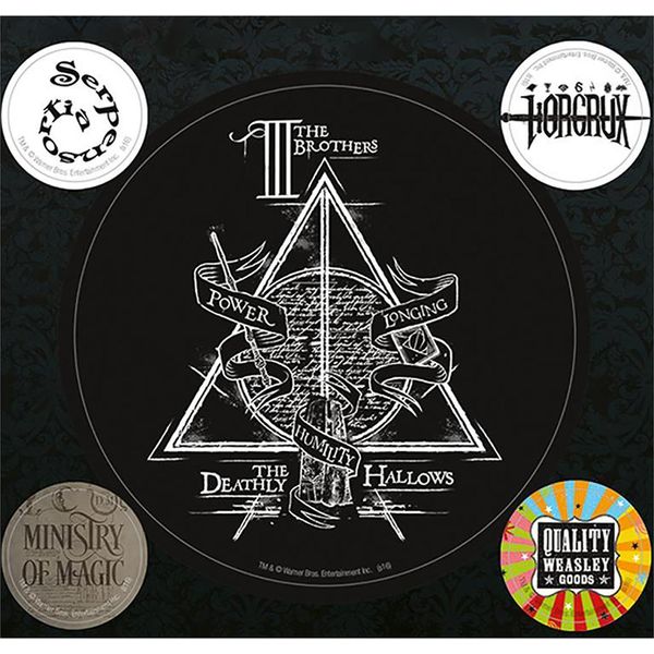 Harry Potter - Doni Della Morte - Set Di 5 Adesivi - Vinile TA892 (Taglia Unica) (Colorato)-image