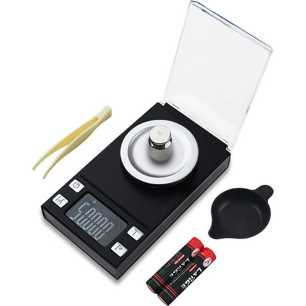Inf Mini Bilancia Digitale In Formato Tascabile 50 G / 0,001 G-image