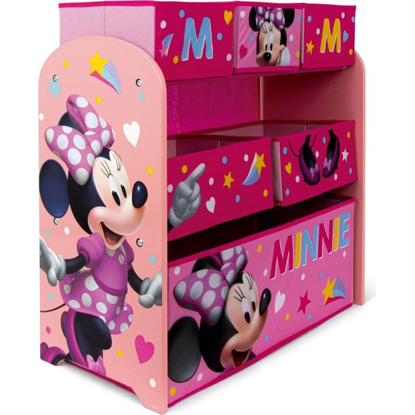 Arditex 19328196 Scaffale 6 Scatole Minnie Mouse --image