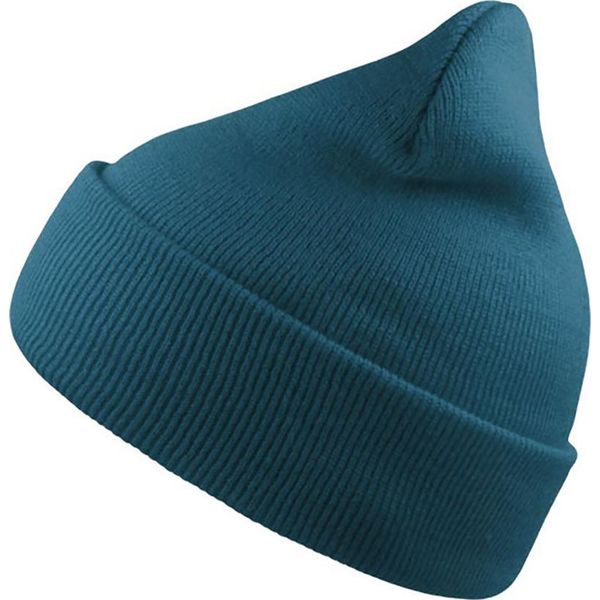 Atlantis Wind Berretto A Doppia Pelle Con Risvolto AB228 (Taglia Unica) (Blu Zaffiro)-image