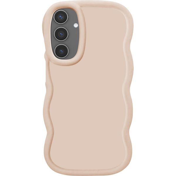 Avizar, Samsung Galaxy S24 E S25 Custodia In Silicone Anti-Shock Serie Candy, Giallo-Grigio-image