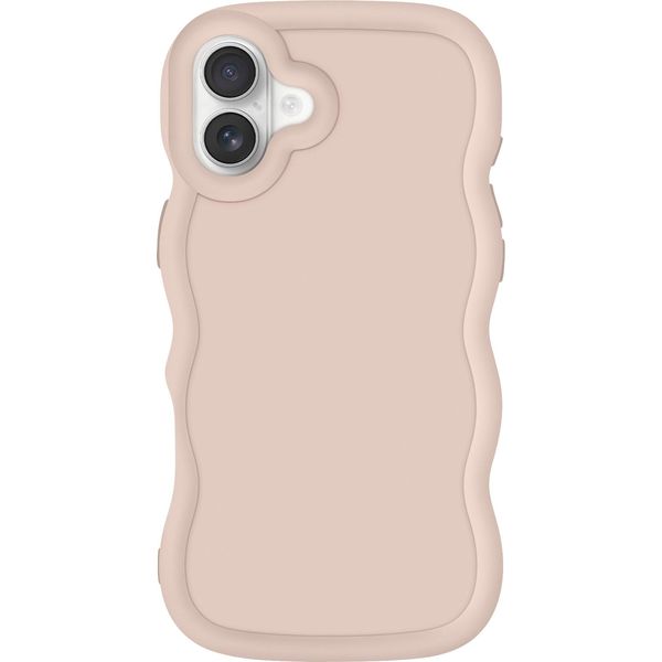 Avizar, Custodia In Silicone Iphone 16 Anti-Shock Serie Candy, Giallo-Grigio-image