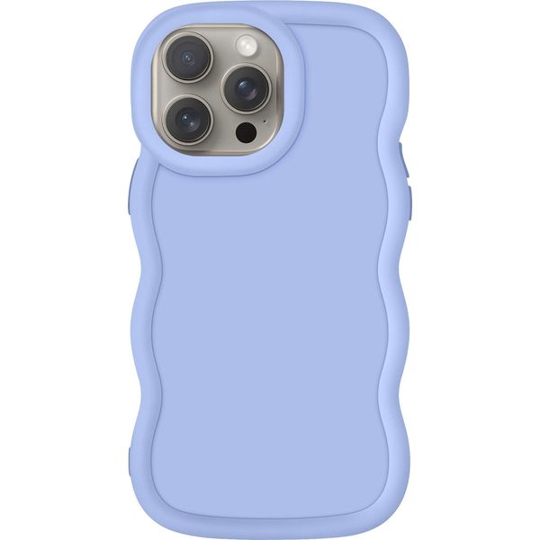 Avizar, Custodia In Silicone Per Iphone 15 Pro Serie Antishock Candy, Lavanda-image