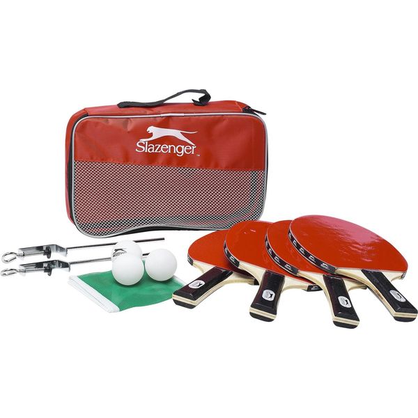 Slazenger 12 Pz. Racchetta Da Ping Pong Racchetta Da Ping Pong Rete Da Ping Pong Palline Rete Set-image