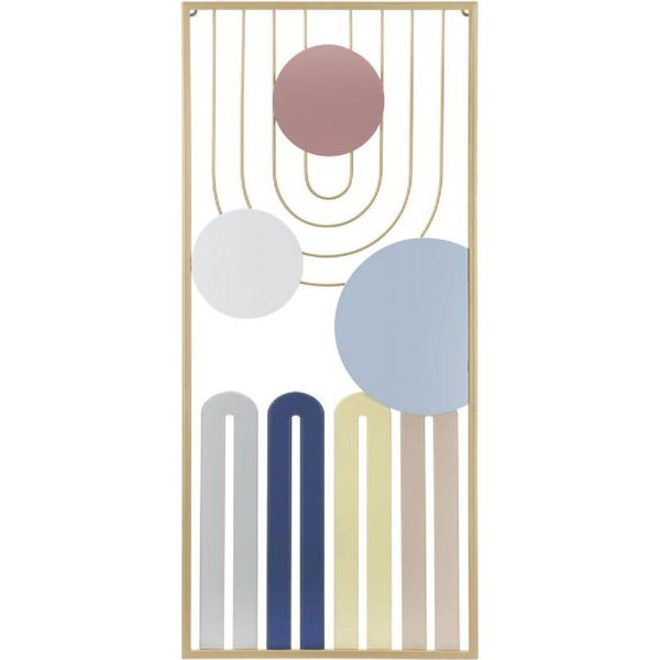 Mauro Ferretti Pannello Da Parete Colourful 37X2X84 Cm Multicolore-image