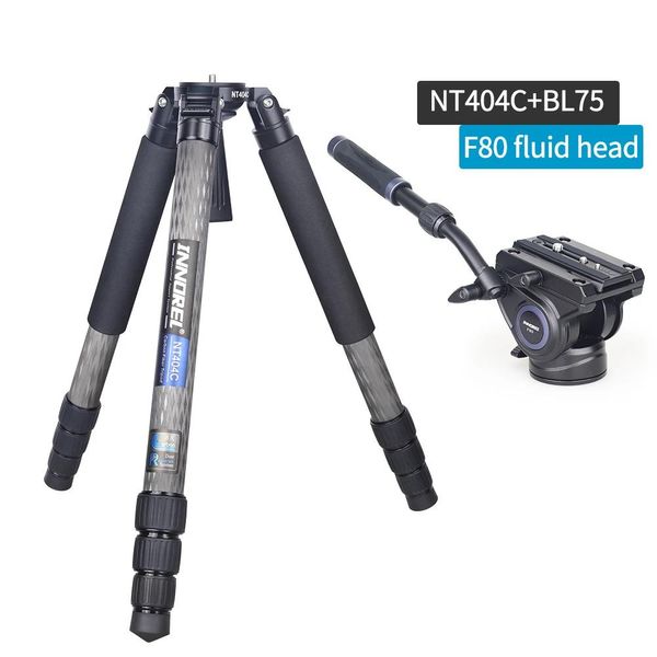 Treppiede Professionale, Elevata Capacità Di Carico, Struttura In Fibra Di Carbonio, NT404C BL75 F80-image