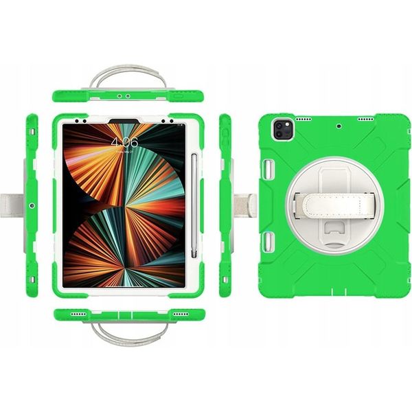 Custodia Per Ipad Pro 5/4/3 12,9" Con Supporto E Stilo Verde"-image