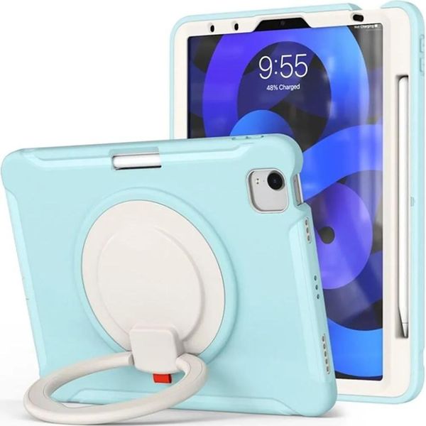 Custodia Per Ipad Pro 4/3 12,9" Con Supporto E Porta Stilo Blu"-image