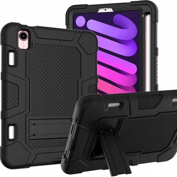 Custodia Per Ipad Mini 6 8,3" Con Supporto E Stilo Nero"-image