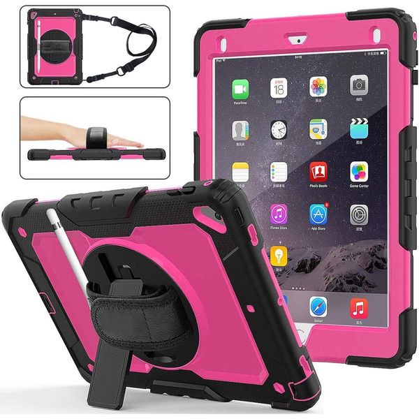 Custodia Per Ipad Mini 5/Mini 4 7,9" Con Supporto E Tracolla Rosa"-image